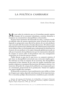 la política cambiaria - Revista de Economía Institucional