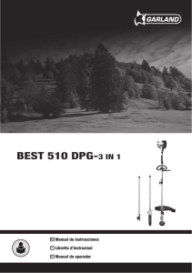 Manual de instrucciones BEST 510 DPG