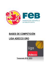 liga adecco oro - Federación Española de Baloncesto