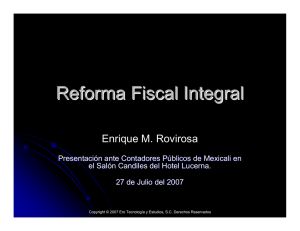 Reforma Fiscal Integral