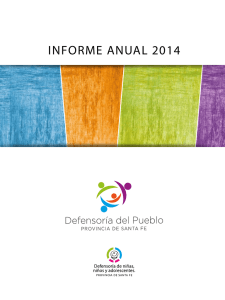 Informe Anual 2014 - Defensoría del Pueblo de la Provincia de