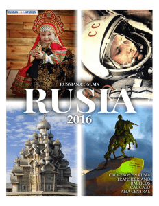 catalogo 2016 - Viaja a Rusia
