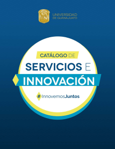 Catálogo de servicios e innovación