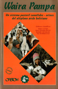 un sistema pastoril camelidos-ovinos del altiplano arido boliviano