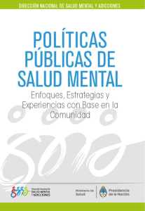 políticas públicas de salud mental: enfoques, estrategias y