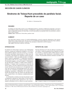 Síndrome de Tolosa-Hunt precedido de parálisis
