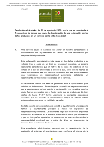 Resolución del Ararteko, de 21 de agosto de 2009, por la que se