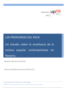 LOS PROFESROES DEL ROCK Un estudio sobre la - Academica-e