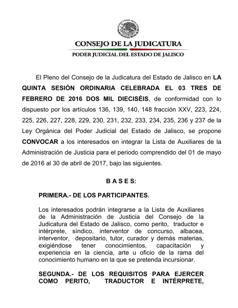 Descargar Consejo De La Judicatura Del Estado De Jalisco