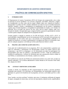 POLÍTICA DE COMUNICACIÓN EFECTIVA