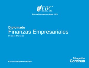 Finanzas Empresariales - Escuela Bancaria y Comercial