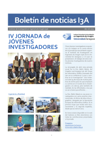 Boletín I3A abr-jun 2015 - Universidad de Zaragoza
