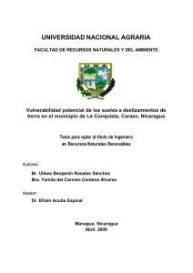 tesis ulises - cenida - Universidad Nacional Agraria