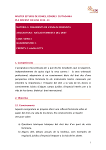 Català - Institut Interuniversitari d`Estudis de Dones i Gènere. IIEDG