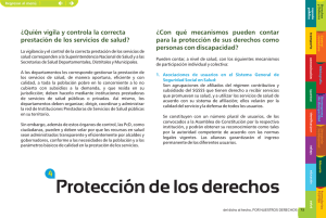 Protección de los derechos - Ministerio de Salud y Protección Social
