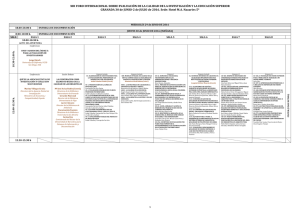 programa científico general (horario)