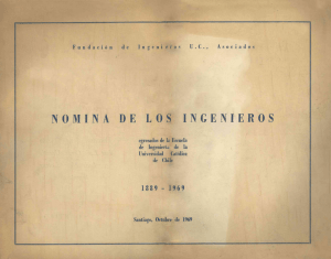 nomina de los ingenieros - Biblioteca del Congreso Nacional de Chile