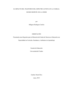 El impacto del trastorno del espectro autista en la familia