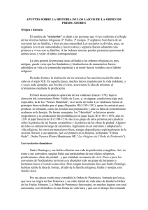 Origen e historia - Fraternidades Laicales Dominicanas de España