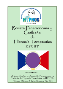 2012 No 2 - revista panamericana y caribeña de hipnosis terapéutica