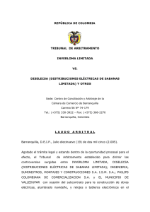 inverloma ltda vs diselecsa s.a - Cámara de Comercio de Barranquilla
