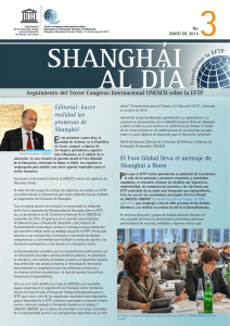 Shanghái al día: seguimiento del Tercer - unesdoc