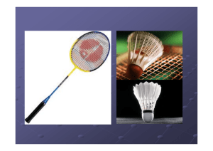 badminton 1 - TAFAD y Cursos