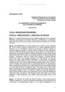 Texto Ordenado - Municipalidad de Córdoba