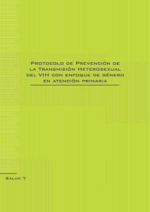 Protocolo de Prevención de la Transmisión Heterosexual del VIH en