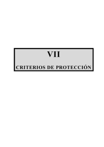 7. Criterios de protección