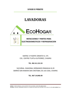 Lavadoras - EcoHogar
