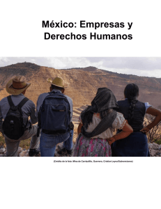 México: Empresas y Derechos Humanos