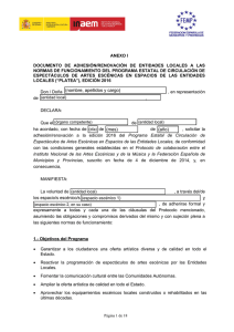 Documento de adhesión/renovación