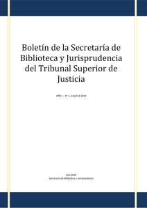 Boletín N° 1 - Poder Judicial de Neuquén.