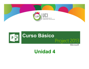 Project2013 CB - UCI Unidad 4 Tema7 Establecimiento de Líneas