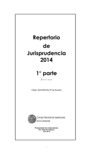 Repertorio de Jurisprudencia 2014 1° parte