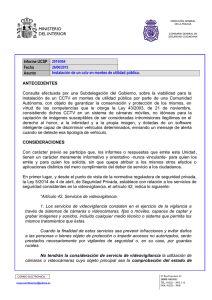 MINISTERIO DEL INTERIOR Informe UCSP 2015/054