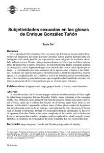 Subjetividades sexuadas en las glosas de Enrique González Tuñón