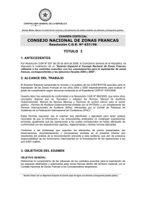Consejo Nacional de Zonas Francas - 2007