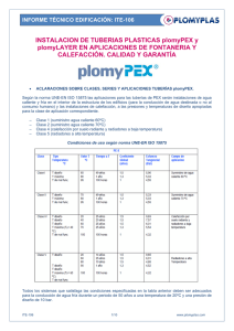 INSTALACION DE TUBERIAS PLASTICAS plomyPEX y