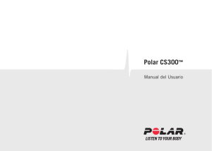 Polar CS300 Manual del Usuario