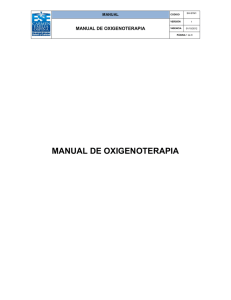 manual de oxigenoterapia - ESE Carmen Emilia Ospina