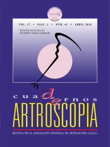 Fasc. 1 - Núm. 41 - Abril 2010 - Asociación Española de Artroscopia