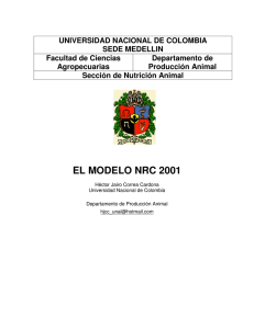 EL MODELO NRC 2001