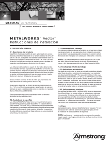 METALWORKS™ Vector™ Instrucciones de instalación