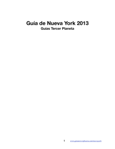 Guia de Nueva York 2013