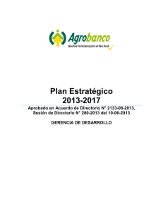 Plan Estratégico 2013-2017