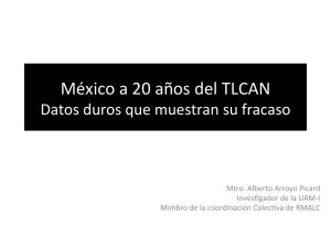 México a 20 años del TLCAN