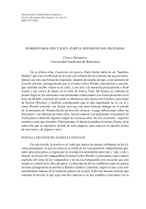 Roberto Bolaño y Raúl Zurita: referencias cruzadas.