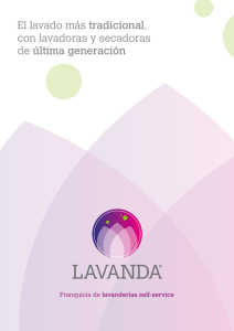 Catálogo 2015 - LAVANDA · Your Laundry like at home